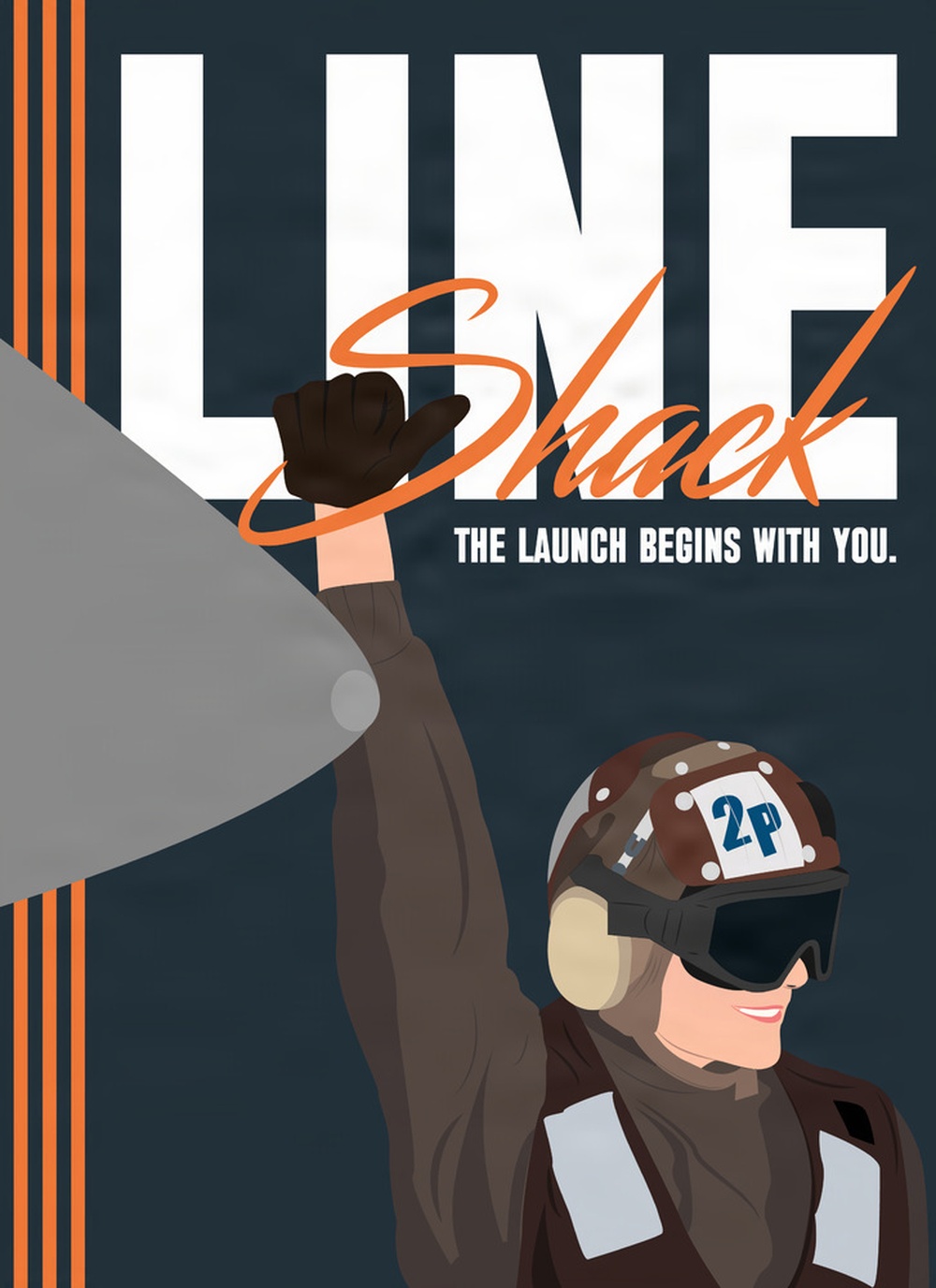 USS Gerald R. Ford (CVN 78) Line Shack Poster