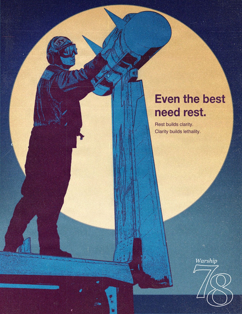 USS Gerald R. Ford (CVN 78) Sleep Poster