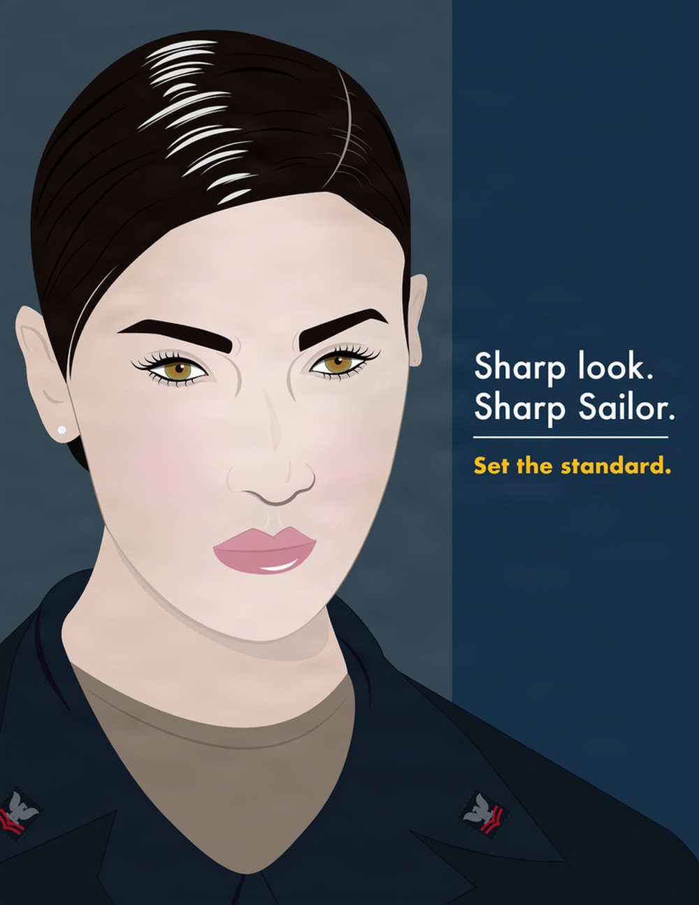 USS Gerald R. Ford (CVN 78) Sharp Sailor Poster