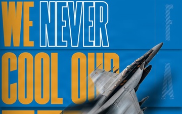 We Never Cool Our Jets Poster