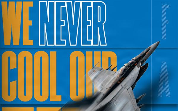 We Never Cool Our Jets Poster