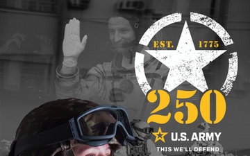 Army 250th Birthday Promo Poster-Modern Era (full color)