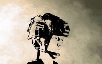 Army 250th Birthday Stylized Period Soldier Posters - Modern Era