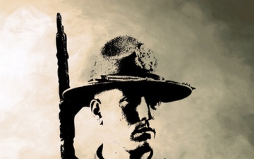 Army 250th Birthday Stylized Period Soldier Posters - WWI Era