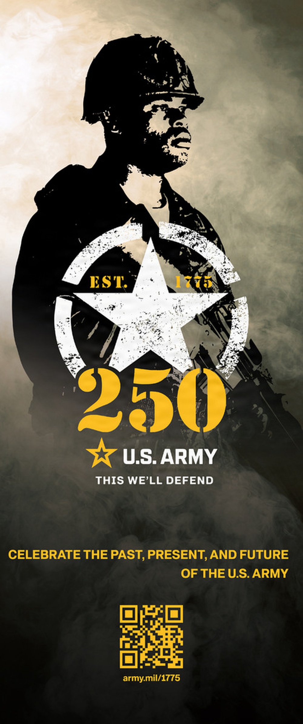 Army 250th Birthday Stylized Period Soldier Posters - Vietnam Era
