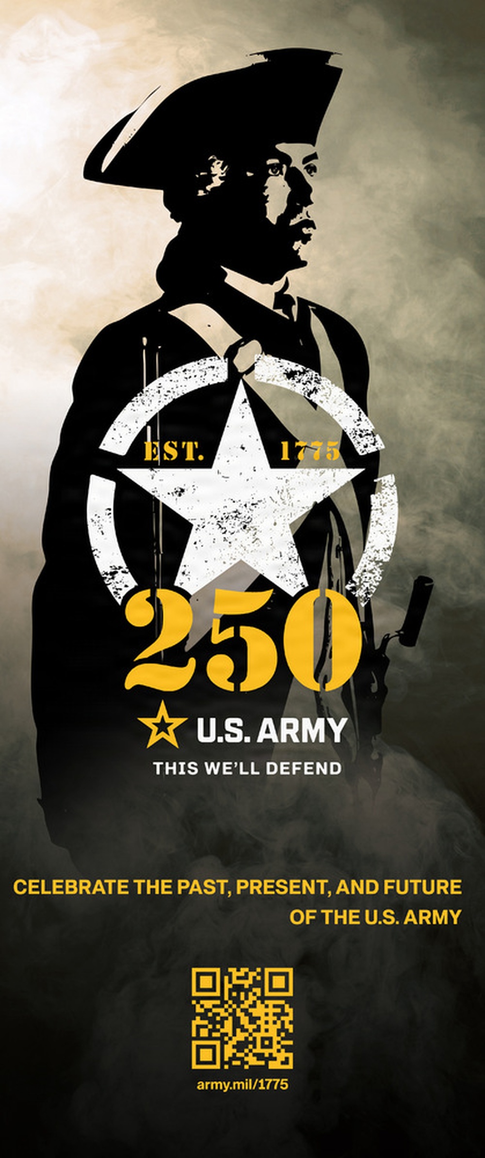 Army 250th Birthday Stylized Period Soldier Posters - Revolutionary Era