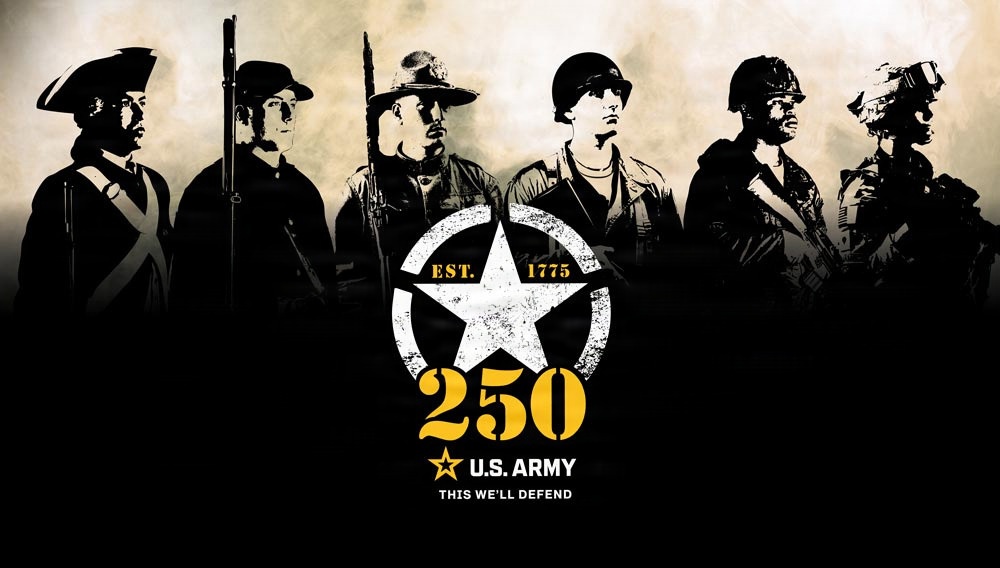 Army 250th Birthday Festival Stage Backdrop