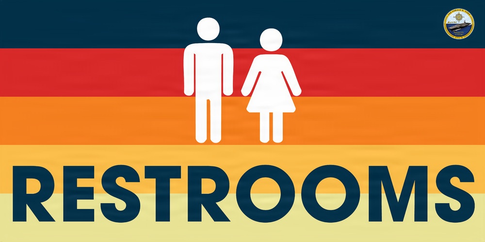 USS Gerald R. Ford (CVN 78) Friends and Family Day Signs