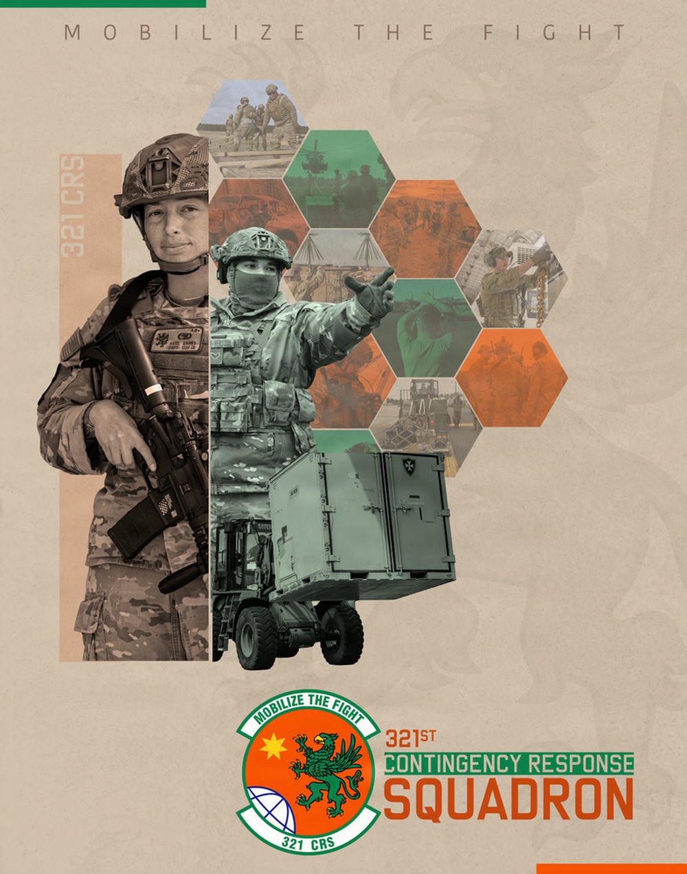 321st Contingency Response Squadron Morale Poster