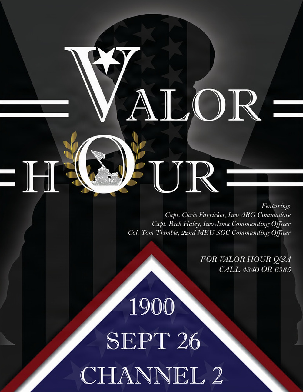 Valor Hour Promotion Flyer