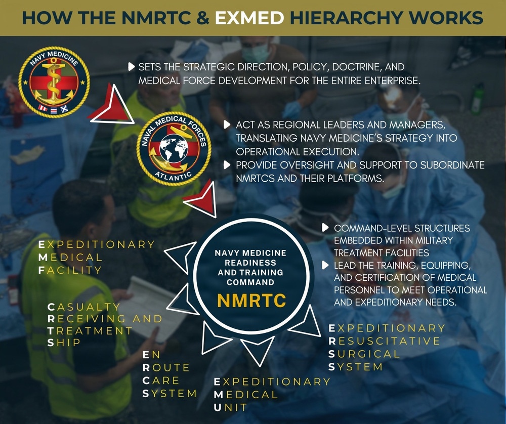 Navy Medicine Hierarchy Infographic