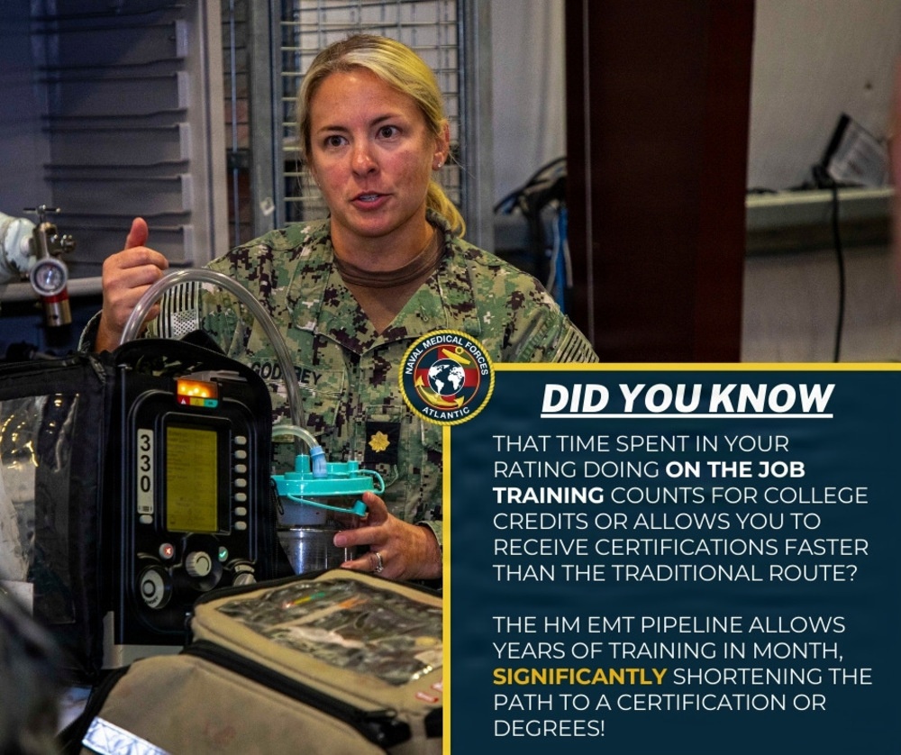 Hospital Corpsman Highlight: EMT