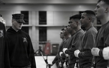 Silent Drill Platoon Selection at Marine Barracks Washington