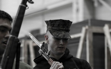 Silent Drill Platoon Selection at Marine Barracks Washington