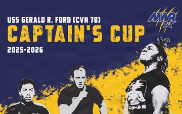 USS Gerald R. Ford (CVN 78) MWR Captain's Cup Poster