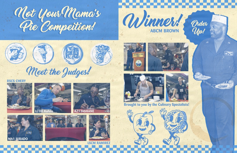 USS Gerald R. Ford (CVN 78) Pie Competition