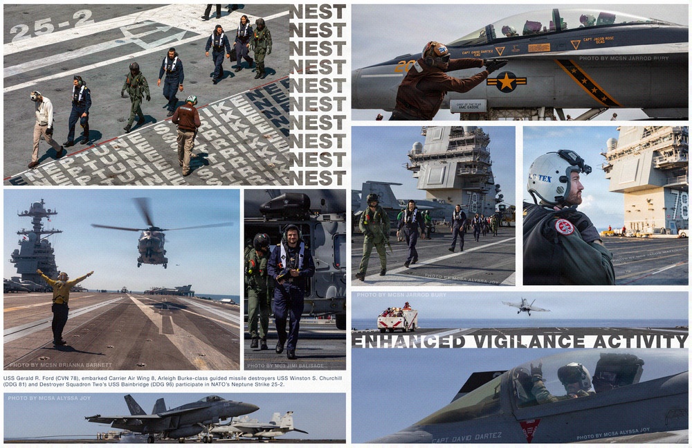 USS Gerald R. Ford (CVN 78) Nest 25-2 Graphic