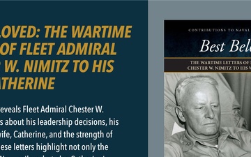 Publication Web Banner, BEST BELOVED: THE WARTIME LETTERS OF FLEET ADMIRAL CHESTER W. NIMITZ TO HIS WIFE, CATHERINE