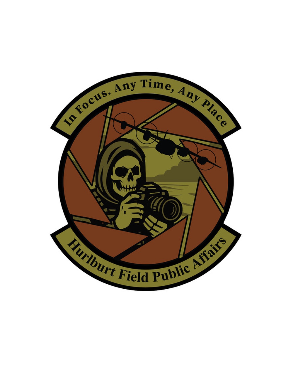 Morale patch design for Hurlburt Field Public Affairs