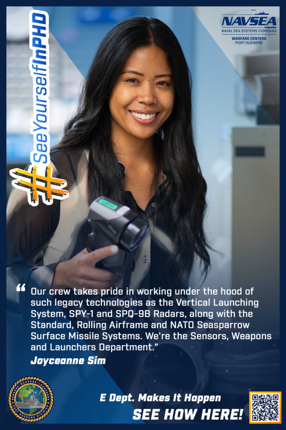 See Yourself in PHD – the Sensors, Weapons and Launchers Department