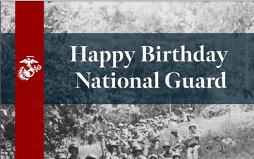 U.S. Army National Guard Birthday Graphic