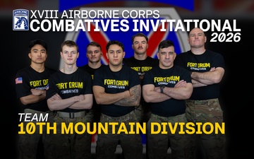 XVIII Airborne Corps Combatives Invitational Team Graphics