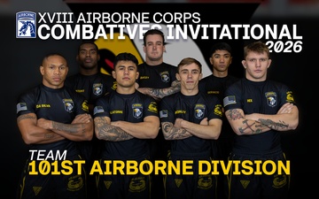 XVIII Airborne Corps Combatives Invitational Team Graphics