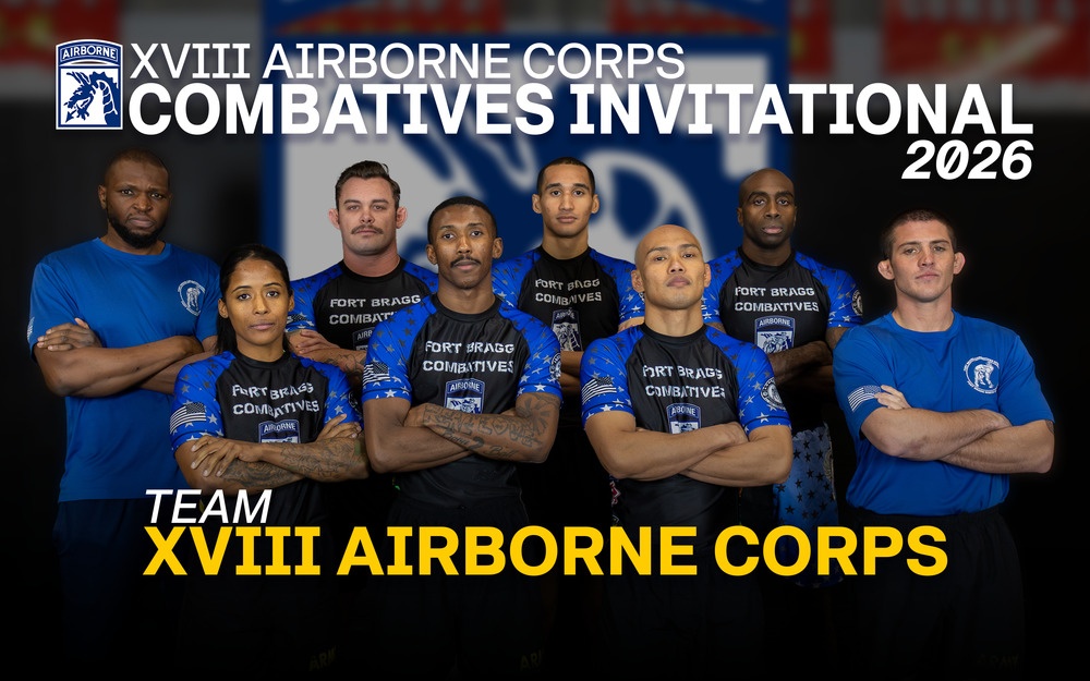 XVIII Airborne Corps Combatives Invitational Team Graphics