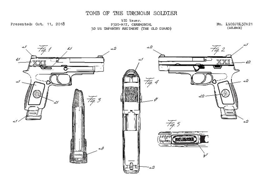 Ceremonial M17 Pistol Layout