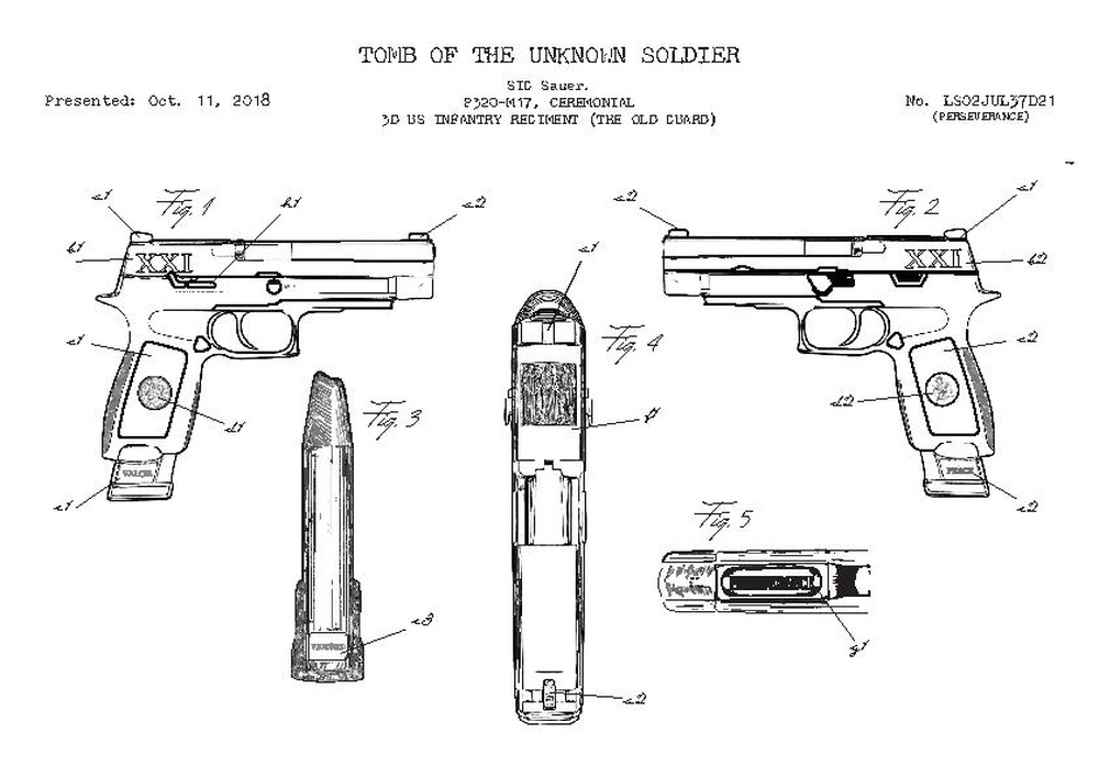 Ceremonial M17 Pistol Layout