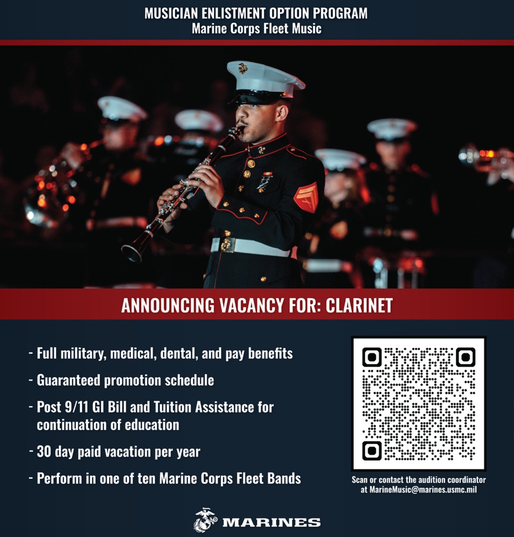 Musician Enlistment Option Program Vacancies