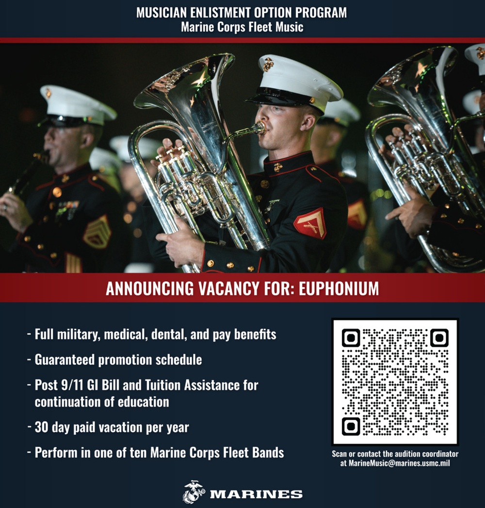 Musician Enlistment Option Program Vacancies