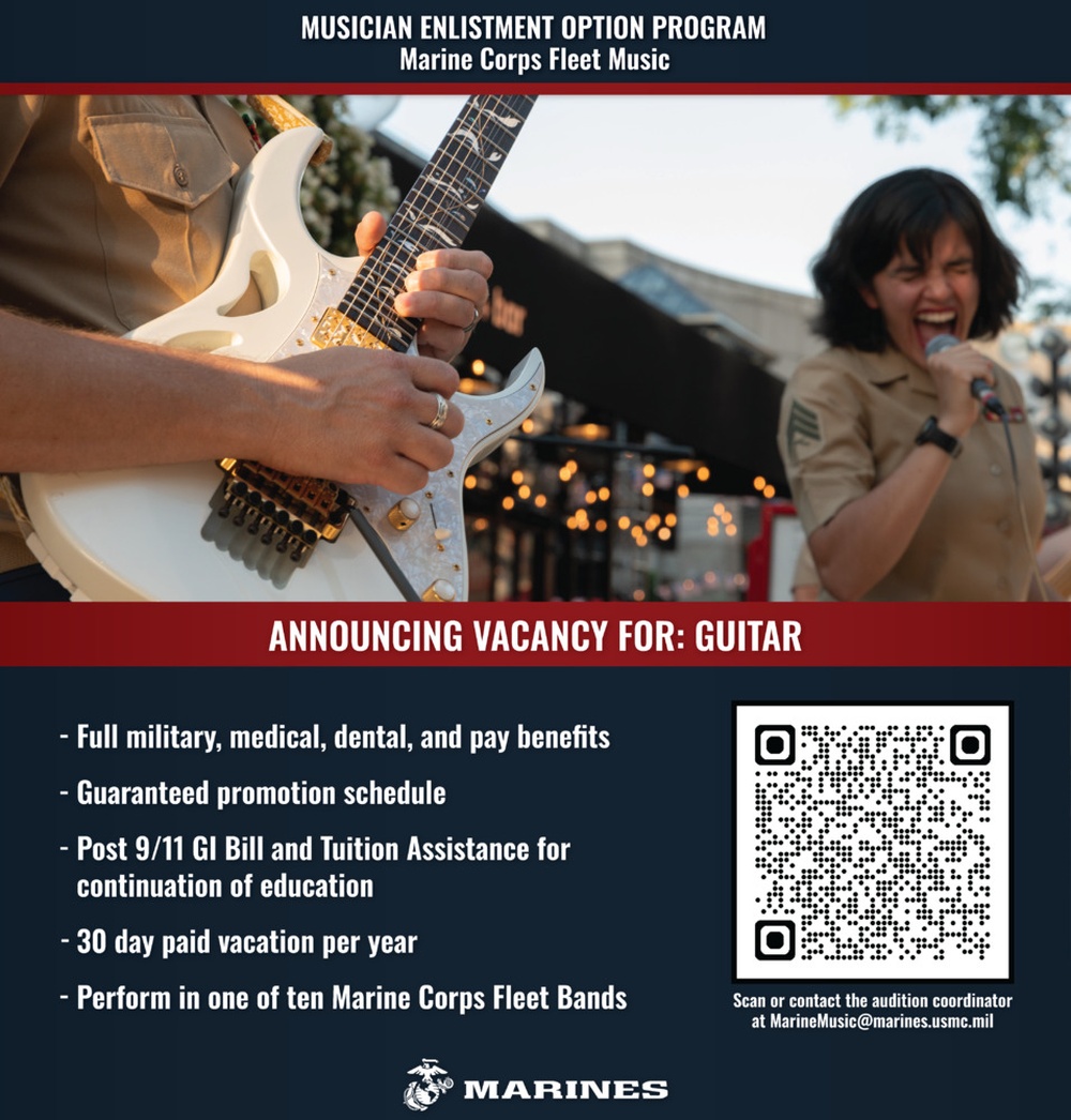 Musician Enlistment Option Program Vacancies