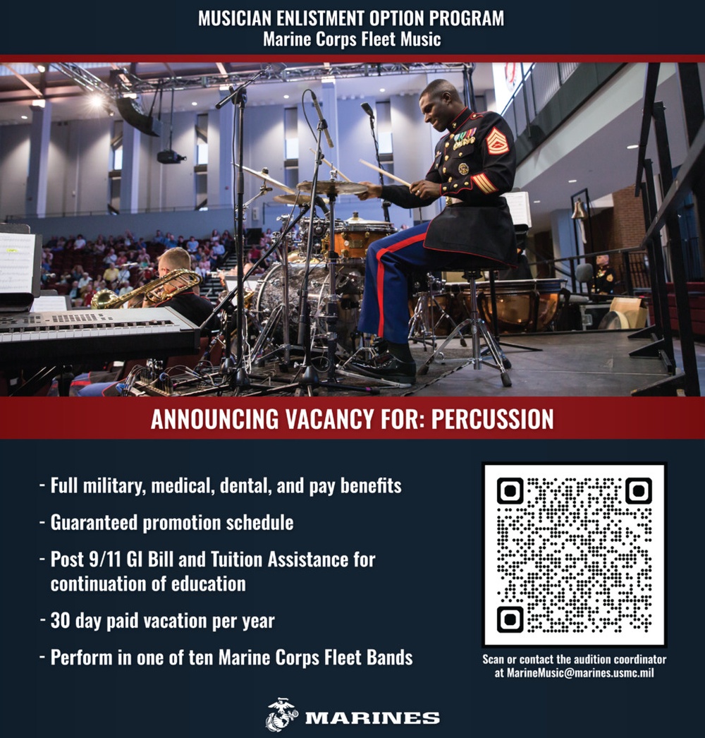 Musician Enlistment Option Program Vacancies
