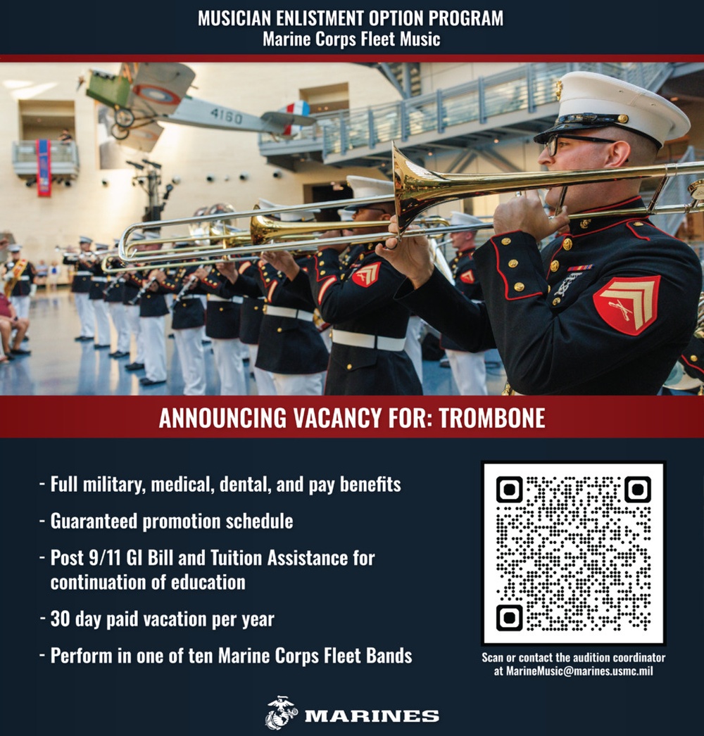 Musician Enlistment Option Program Vacancies
