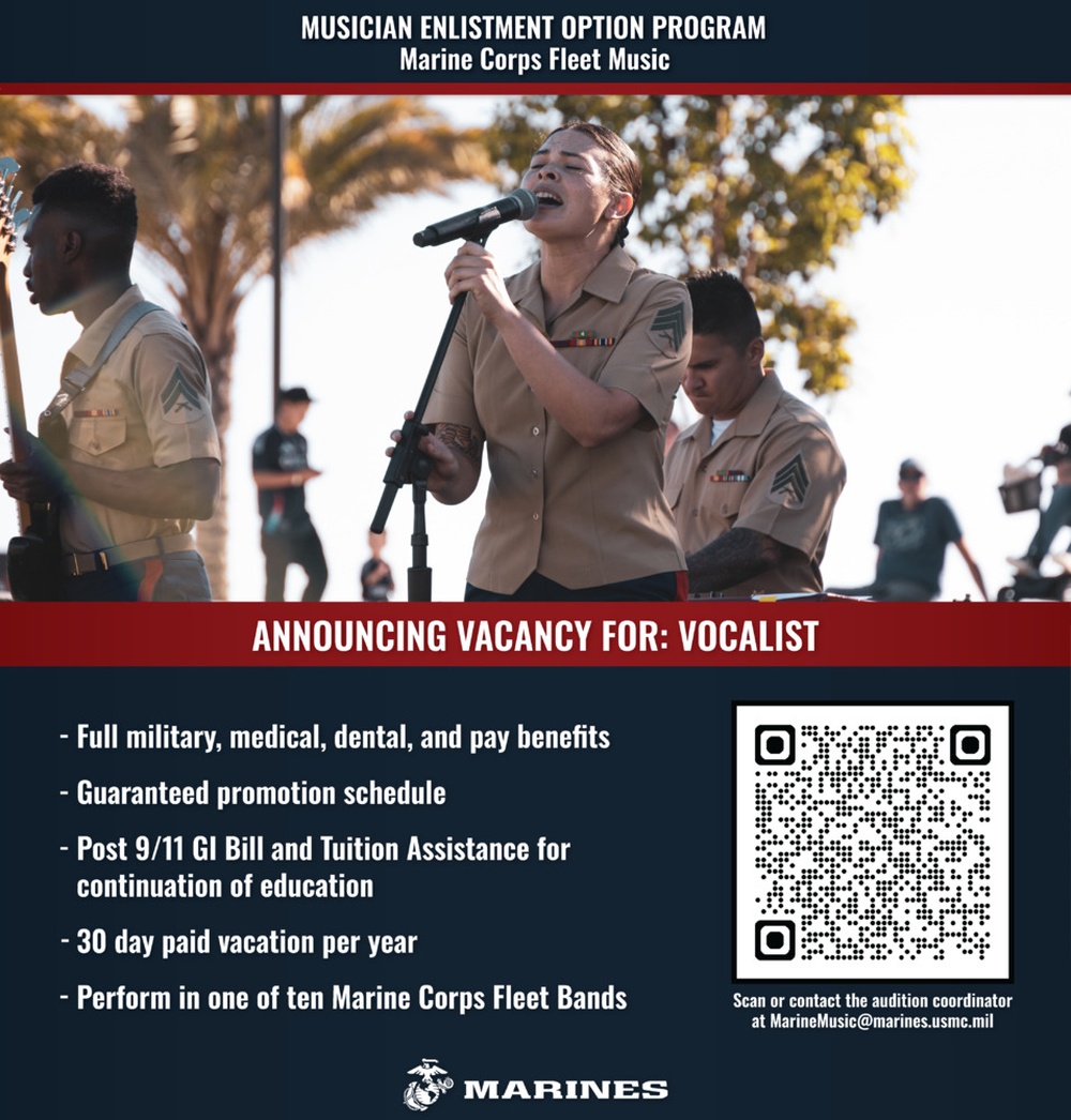 Musician Enlistment Option Program Vacancies