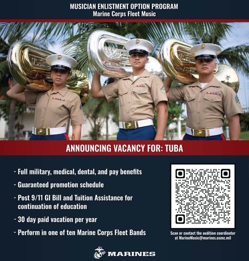 Musician Enlistment Option Program Vacancies