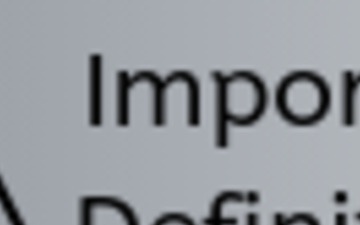 Important Definition button