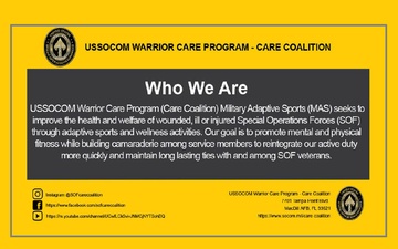 Military Adaptative Sports Business Card