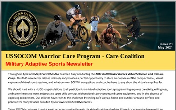 Military Adaptive Sports Newsletter May Thumbnail