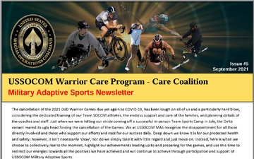 Military Adaptive Sports Newsletter September Thumbnail