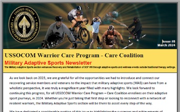 Military Adaptive Sports Newsletter March Thumbnail