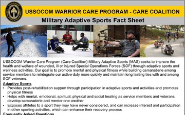 Military Adaptive Sports Fact Sheet Thumbnail