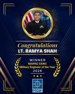 Ocean Engineering Services Director Named NAVFAC EXWC Military Engineer of the Year
