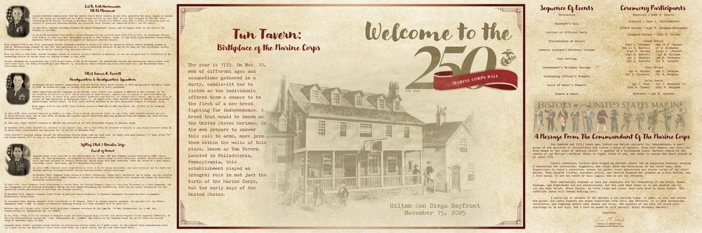 MCAS Miramar 250th Ball Program