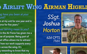 Airman Highlight Graphic - SSgt. Horton