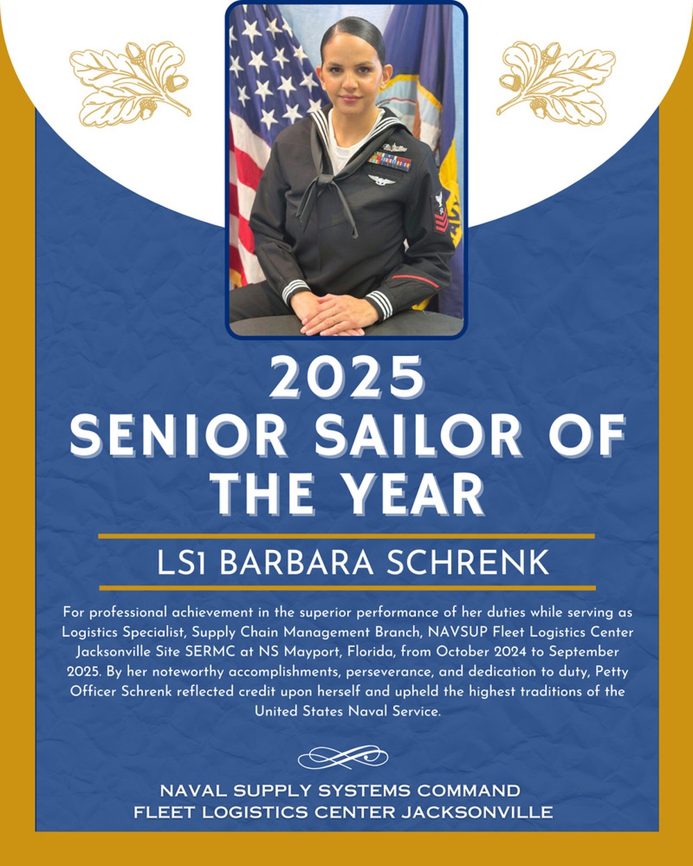 2025 Senior Sailor of the Year