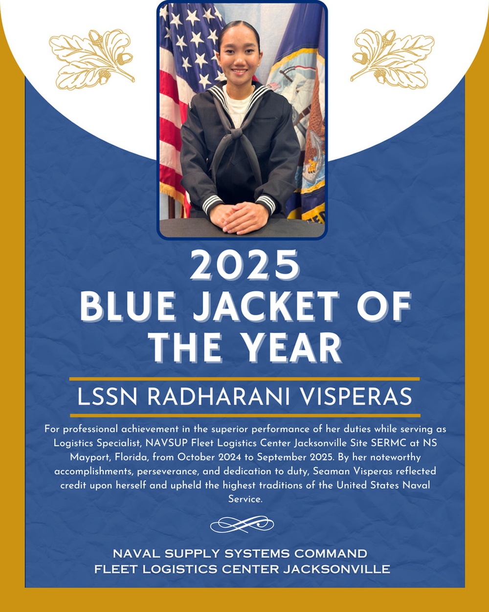 2025 Blue Jacket of the Year