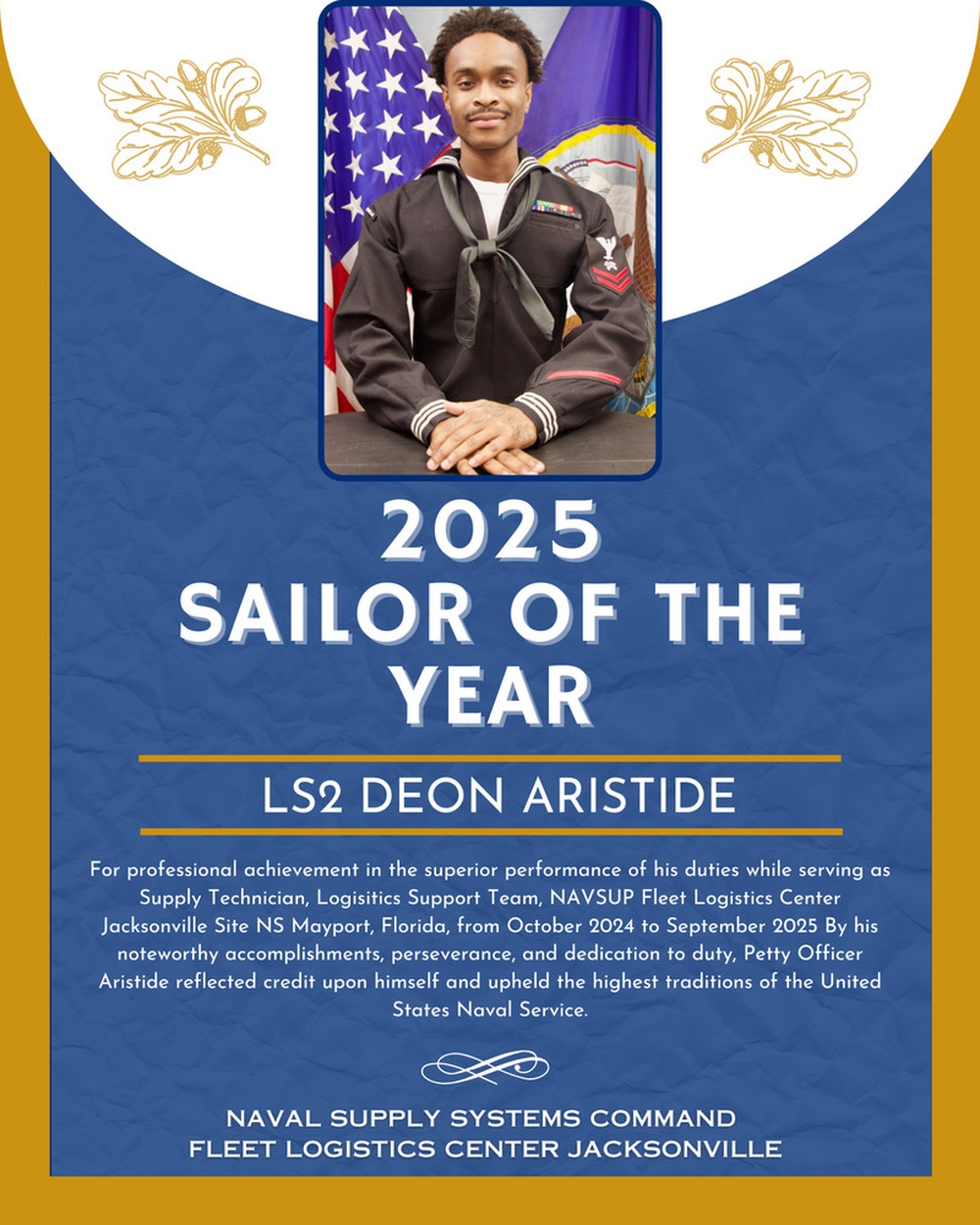 2025 Sailor of the Year