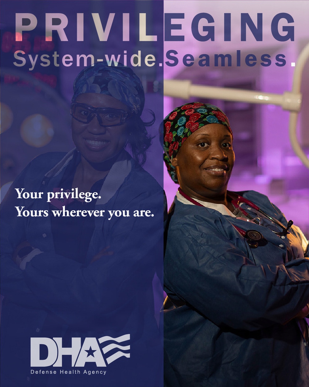 DHA Privileging civilian